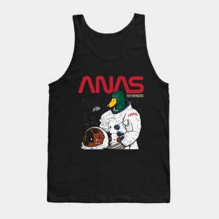 Mallard Duck Astronaut Tank Top